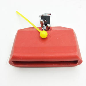 टक्कर सेट ड्रम सहायक एबीएस लकड़ी घंटे का लटकन उपकरणों लाल ब्लू उच्च बास cowbell - Product Image 2