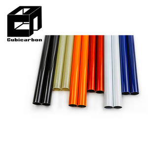 Tubo Rotondo in Fibra di Vetro ad Alta Resistenza, Durevole e Resistente alla Corrosione, Tubi in Fibra di Vetro Epossidica OEM in Vari Colori e Dimensioni - Product Image 1