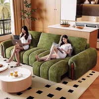 Canapé-lit en chenille Power Motion, fauteuil inclinable intelligent à gravité zéro, canapé mural en tissu pour projets de villas de luxe et d'hôtels