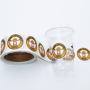 Bán buôn 1 inch vòng tròn Scratch Stickers tự dính Scratch Off nhãn cho DIY Scratch Off thẻ - Product Image 1