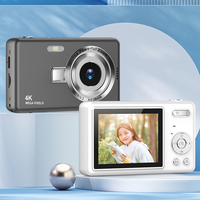 Cámara Digital CCD de Estilo Retro, Cámara de Bolsillo Compacta Vintage, Fotografía HD, Cámara Digital Portátil de Nivel Básico para Estudiantes