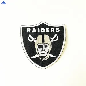 Parche de protección con LOGO de la NFL, parche personalizado de hierro para camisetas del equipo de fútbol de LAS VEGAS RAIDER