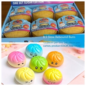 Juguetes Antiestrés <span class=keywords><strong>de</strong></span> Peluche con Forma <span class=keywords><strong>de</strong></span> Bollo al Vapor, 5.8cm, Mini, <span class=keywords><strong>de</strong></span> Rebote Lento, 24 Piezas por Caja, Juguetes Promocionales para Niños, Venta al Por Mayor - Product Image 4