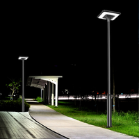 Lampe solaire tout-en-un LED commerciale CE efficace 50W pour rue et jardin, télécommande, rechargeable, étanche, 6000K, en fonte