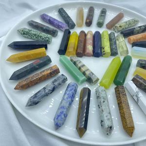 5-6cm Natural Crystal Healing Stones Crystal Points Hand Cut Multi Materials Available Pocket Stones Crystal Tower Bulk - Product Image 2