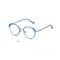 Gafas de Lectura con Lentes Ópticas de Diseño, Montura Personalizada, Gafas con Bloqueo de Luz Azul con Lentes CR39 para Mujer