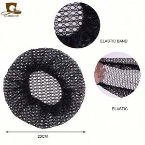 Wholesale Custom Logo Women's Invisible Hair <b>Net</b> Snood <b>Bun</b> Cover with European & American Style Polyester Material - Product Image 6