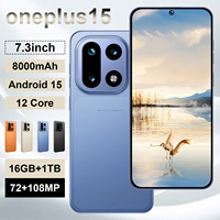 OnePlus 15 16 Go + 1 To Android 15 7,3 pouces Global 5G Smartphone Processeur Decacore Charge Super Rapide Batterie Grande Capacité Expédition Rapide