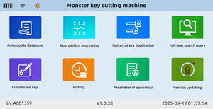 Nueva cortadora <span class=keywords><strong>de</strong></span> llaves CG MONSTER G08 con abrazadera T5 Batería incorporada Bluetooth y <span class=keywords><strong>base</strong></span> <span class=keywords><strong>de</strong></span> <span class=keywords><strong>datos</strong></span> <span class=keywords><strong>de</strong></span> llaves <span class=keywords><strong>de</strong></span> vehículos WiFi - Product Image 6