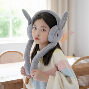 <span class=keywords><strong>Cache</strong></span>-oreilles en fausse <span class=keywords><strong>fourrure</strong></span> style influenceur TikTok, mignons <span class=keywords><strong>cache</strong></span>-oreilles en peluche pour enfants, chaleur hivernale - Product Image 2