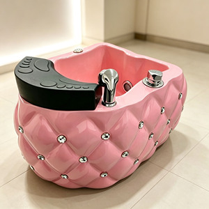 Bañera de Burbujas Acrílica para Pies, Lavabo para Pies, Piscina para Manicura y Pedicura, con Luz de Siete Colores, Muebles de Salón, Bañera para Pedicura - Product Image 4