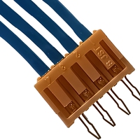 Câble de montage sur carte JST 2P-SAN, connecteur de fil à pas de 2,0 mm, cuivre étamé, isolation MPPE, bleu, pour PCB