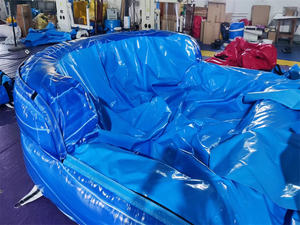 <span class=keywords><strong>Toboggan</strong></span> gonflable bleu de 22 pieds, couleur arc-en-ciel, <span class=keywords><strong>toboggan</strong></span> <span class=keywords><strong>aquatique</strong></span> pour les fêtes en plein air, les événements et les loisirs <span class=keywords><strong>d</strong></span>'été - Product Image 3