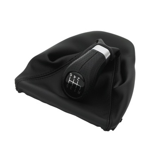 Pommeau de levier de vitesse manuel 5/6 vitesses noir LHD pour BMW E90 E91 E92 avec soufflet en cuir et accessoires - Product Image 4