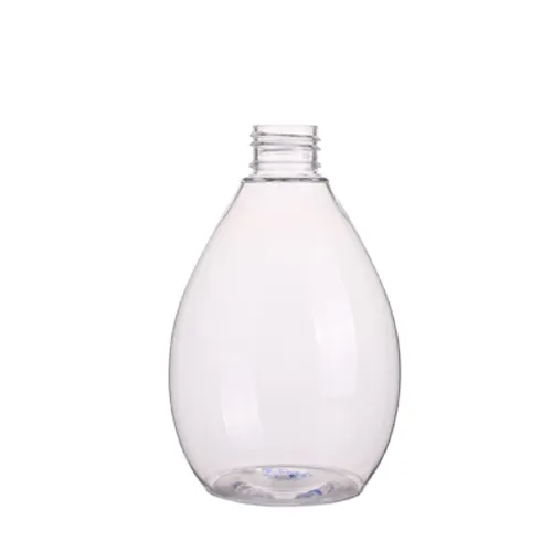 Botol Plastik Pet Bulat 10Oz untuk Air, Minuman, Susu, Produsen Produk Perawatan Kulit/Grosir