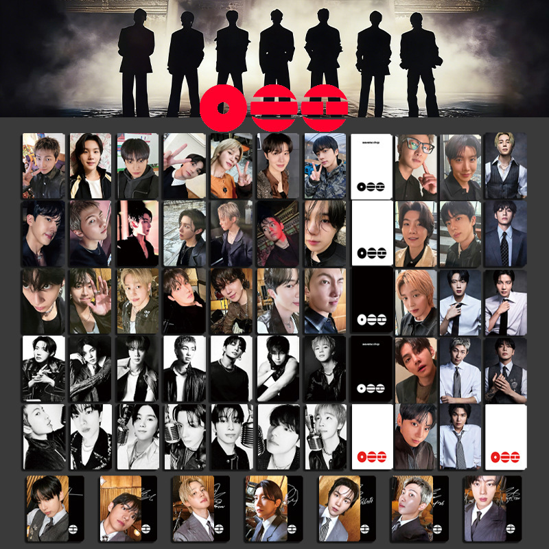 7Pcs/Set Kpop Taehyung Jimin Suga ARIRANG Album UMS WVS Ver Selfie