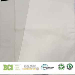 قماش رونغهونغ BCI GRS OCS <span class=keywords><strong>TC</strong></span> 10x10+70D 58x38 65٪ بوليستر 35٪ قطن تويل مطاطي خام - Product Image 5