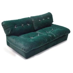 프리미엄 클래식 애완동물 소파 침대 나무 베이스 소형견 플러시 침대 소파 고품질 스펀지 애완동물 침대 - Product Image 4