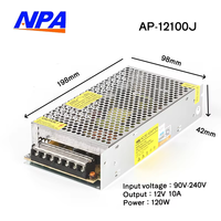 Fuente de Alimentación Centralizada de 12V, 10A, 20A, 30A, Caja de Alimentación Conmutada para Cámaras de Seguridad CCTV y Control de Acceso