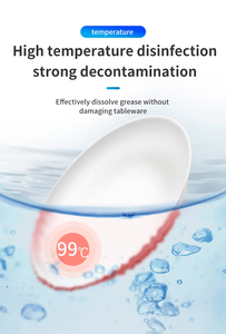 Lavavajillas bajo encimera con enjuague a alta temperatura (95°C) que elimina el 99.9% de las bacterias, limpieza higiénica, acero inoxidable, 10 servicios, para restaurantes, enjuague a alta temperatura K - Product Image 2