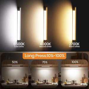 Lampe de nuit à détecteur de mouvement magnétique ultra-mince à charge USB pour intérieur, lumière d'armoire, lumière de placard, lumière multi-occasions pour intérieur - Product Image 4