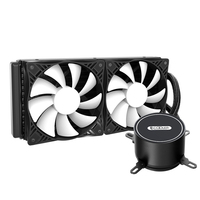 Pour PCcooler 240VC Usine Vente Directe Ordinateur Eau CPU Liquide Refroidisseur avec Roulement À Billes Système De Refroidissement Par Eau et Cpu Ventilateurs