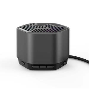 Reproductor de CD Portátil de Diseño Hexagonal con Sonido HD, Altavoz Recargable para Exteriores con Correa, Altavoz Subwoofer Inalámbrico - Product Image 1