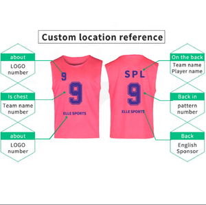 Tùy Chỉnh Chất Lượng Hàng Đầu Thoáng Khí Bóng Đá Đào Tạo Vest Bóng Đá Pinnies Giá Rẻ Bóng Đá Vest Lưới Bóng Đá Vest Bóng Đá Đào Tạo Yếm - Product Image 4