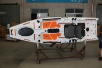 Kayak à pédales motorisé Viking 10,8 pieds 1 place, moteur électrique de pêche à la traîne en HDPE, bateau à rames à siège unique pour la mer