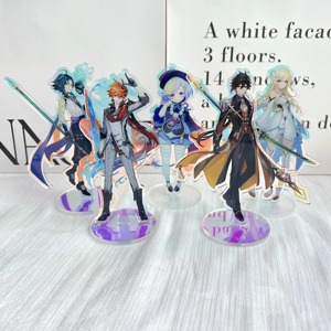 Llavero de Acrílico Transparente Personalizado con Logotipo, Llavero de Dibujos Animados con Purpurina Epoxi, Soporte para Pin, Llavero de Plástico, Llavero de Acrílico de Anime Personalizado - Product Image 5