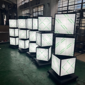 Outdoor Waterproof 4 Sided Rotating <strong>Light</strong> Box Poster <strong>Display</strong> Custom Menu <strong>Board</strong> for Advertising LED Sign Event Rental Service - Product Image 5