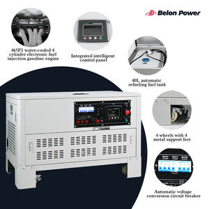 Générateur d'électricité à essence BELON POWER 20KW, onduleur 4 temps, 465F1, quatre cylindres, refroidissement par eau, réservoir externe de 80L, pour les centres commerciaux, alimentation de secours - Product Image 3