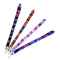 Lanière Kpop Witch Hunt Cartoon en sangle imprimée par sublimation, cordon de téléphone, porte-badge d'identification, sangle pour carte de bus, délai de livraison d'échantillon de 7 jours