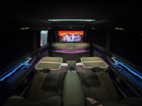 Kit Intérieur Luxe Complet pour Mercedes Vito W447 avec TV Relevable, Tables de Console Dissimulées, Sièges Aéro et Sièges Bar – Direct Usine