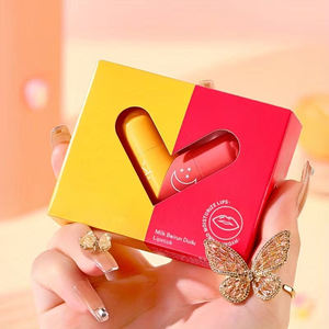 Bálsamo Labial Vegano Hidratante y Humectante con Protección Solar SPF, Doble Aplicador, para Parejas, con Péptidos, Personalizable - Product Image 3