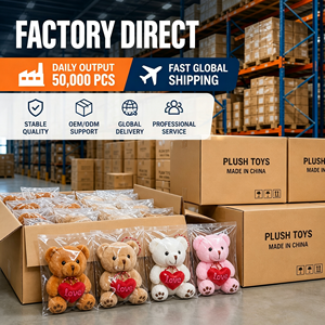 <span class=keywords><strong>Orsetto</strong></span> di peluche a forma di cuore morbido, 4 pollici, mini bambola di peluche, premio per macchine arcade nei centri commerciali, vendita diretta, acquista dal magazzino - Product Image 5