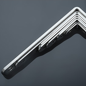 WELLTOP – quincaillerie de meuble en forme de L, support à Angle plat en acier, fer, <span class=keywords><strong>cadre</strong></span> d'armoire en métal, fixation de support d'angle VT-13.036 - Product Image 4