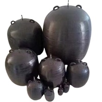 Ballon en caoutchouc gonflable noir haute résistance de taille personnalisée pour pont, culvert pneumatique, airbag en caoutchouc / bouchon de tuyau en caoutchouc