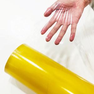 Effacer frais Transparent de qualité alimentaire PVC Cling Film Soluble dans l'eau Casting Home Kitchen Wrap pour gâteau et biscuits-Usine de gros - Product Image 2