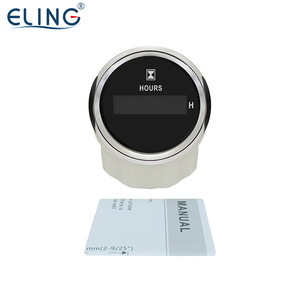 ELING 52mm (2 '') Medidor digital de horas Motor RPM Medidor de horas con retroiluminación roja 12V 24V para tractores de automóviles Barcos ATV <span class=keywords><strong>YTV</strong></span> - Product Image 6