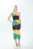 Zomerkleding groothandel strandmode mesh doorschijnende spaghettiband spleet sexy strandjurken dames