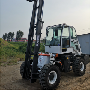 Dört tekerlekli off-Road 3Ton düşük fiyat tüm arazi <span class=keywords><strong>Fork</strong></span> Lift kamyon için yüksek performanslı Forklift satış - Product Image 3
