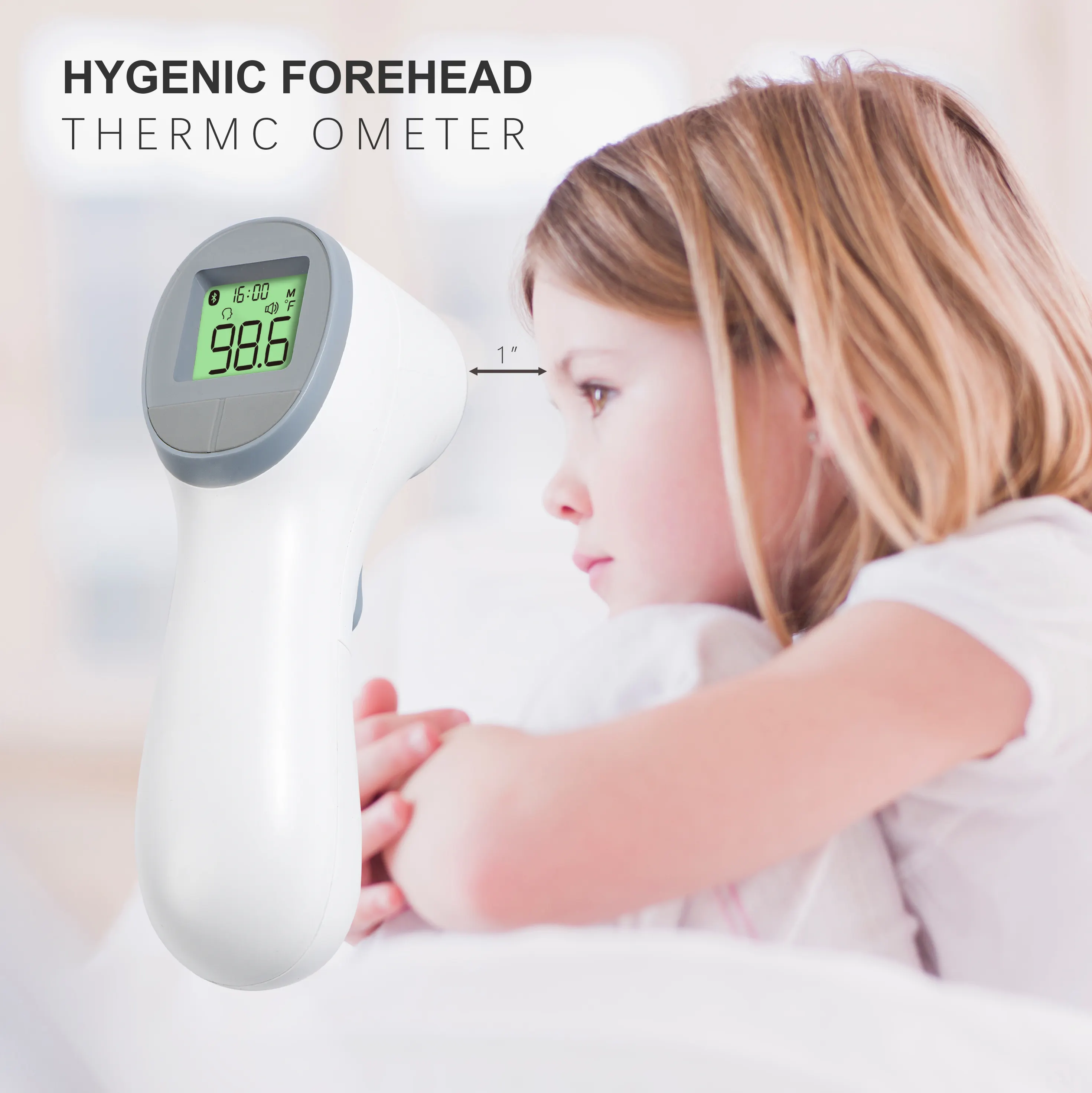 High Temperature Medical Infrared Forehead Thermometer Baby Thermometer Digital Contactless