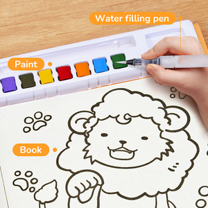 Joycat Đồ chơi giáo dục Sách Tô Màu nước cho trẻ mới biết đi Cuốn Sách Vẽ Màu Nước và vẽ giấy nghệ thuật - Product Image 5