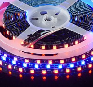 Tira de LED RGB 5050 12V IP20 con Control Remoto, Iluminación para Exteriores, CE RoHS - Product Image 3