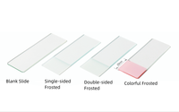 Laboratory Medical Microbiology Prepared Frosted Adhesion Microscope Glass Cover Slides Manufacturer