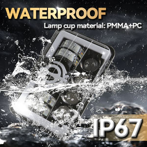 Luces LED para Auto, Faros Delanteros LED de 5x7 7x6 7 Pulgadas, Luz Alta y Baja, Halo, Ojo de Ángel, DRL, para Jeeps XJ Wranglers Todoterreno SUV 12V - Product Image 4