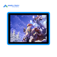 Écran tactile infrarouge de jeu 3M RS232 de 19 pouces avec éclairage LED, multi-touch IR, affichage pour kiosque industriel et commercial