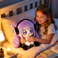 Peluche personnalisée de 20 cm, faite à la main, personnage d'anime ou de jeu, usine OEM ODM, jouet en peluche rembourré en polyester et coton PP, anti-stress