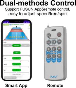 Macchina Lanciapalle da Pickleball PUSUN ABS MINI PRO con Tramoggia da 45+ Palline, Durevole, Leggera, Controllabile tramite App, Configurazione per Allenamento 2026 Novità - Product Image 2